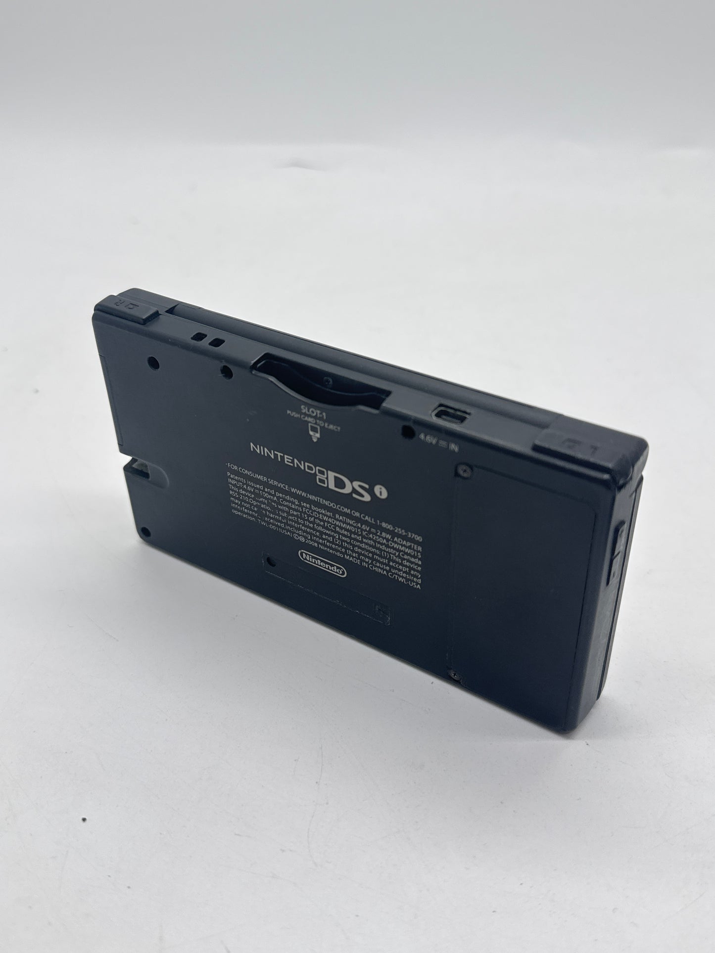 Nintendo DSi TWL-001(USA) Black Console Only #357 Spots on Top Display AS IS