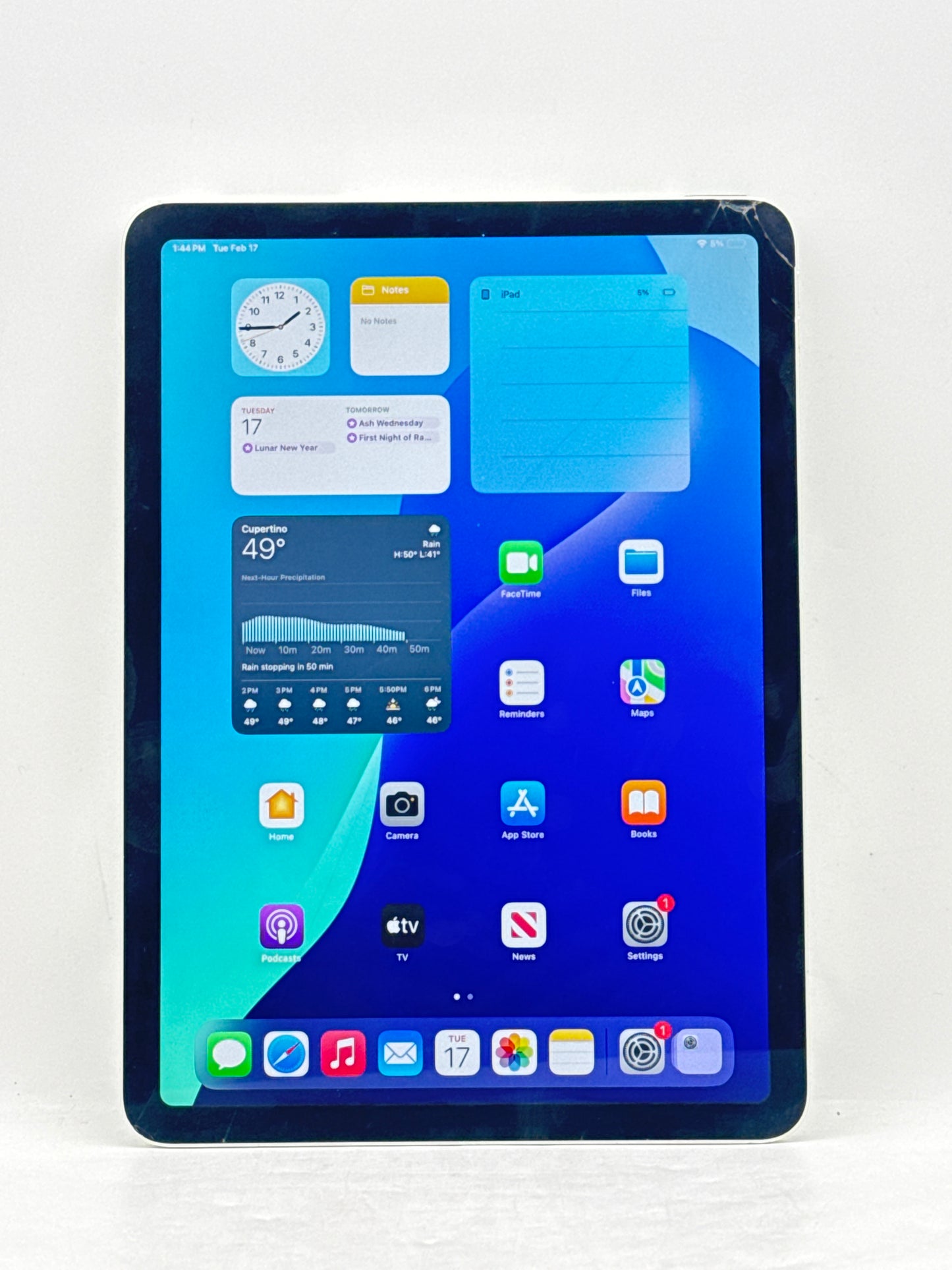 Apple iPad Air 4th Gen A2316 Wi-Fi 10.9" 64GB Cracked Screen - Green !Read