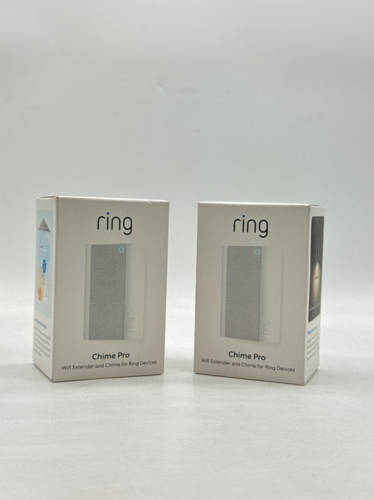New Ring Chime Pro WiFi Extender and Chime for Ring Devices - Lot of 2