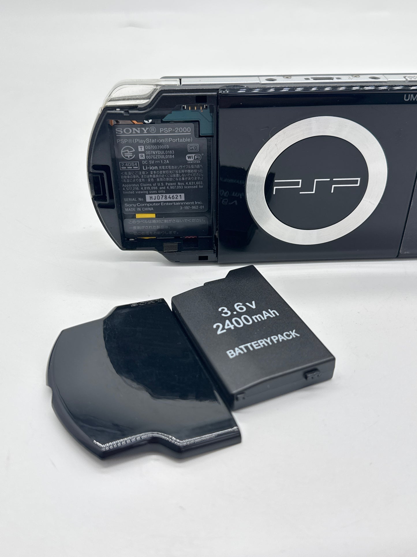 Sony PSP-2000 Piano Black Console #81 Noisy Disc Drive