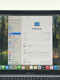 2020 Apple MacBook Air 13.3" A2337 M1 8C-CPU 7C-GPU 8GB RAM 256GB SSD - Read! image 2