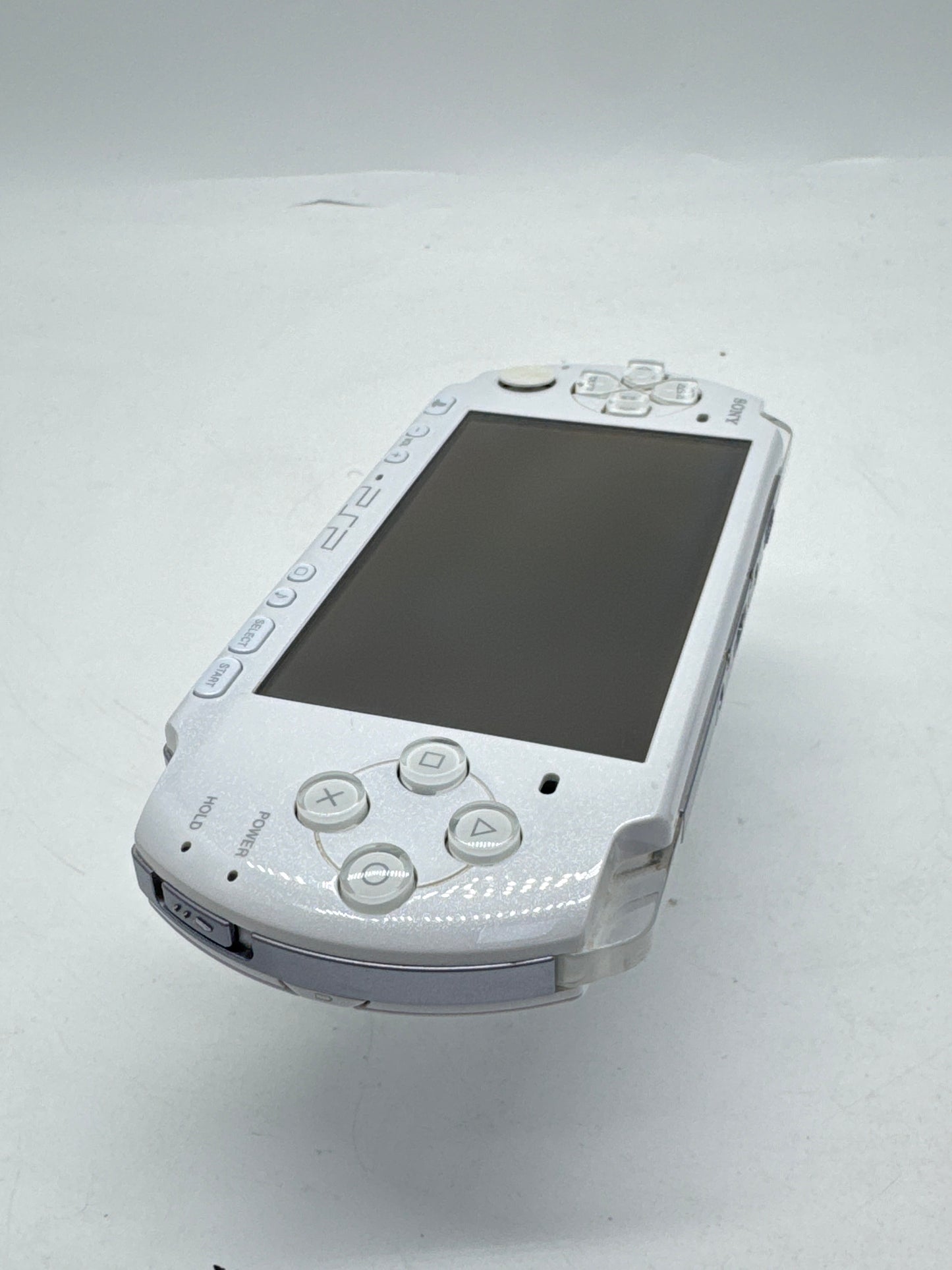 Sony PlayStation Portable PSP-3000 White Console #383 w/1200mAh Battery