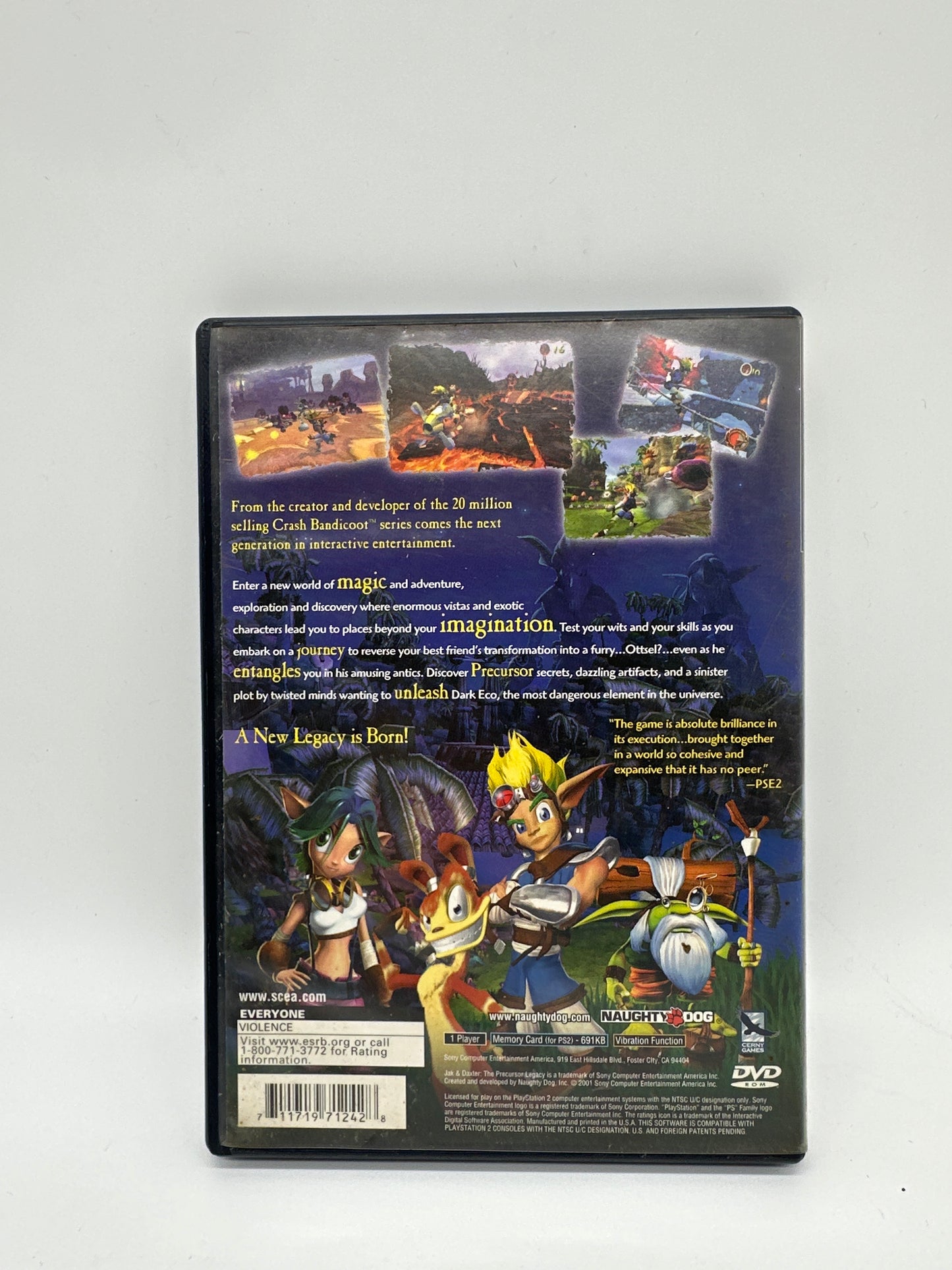 Jak and Daxter: The Precursor Legacy - PlayStation 2 - Action-Adventure Platformer - Free Shippin