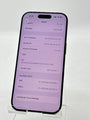 US Sprint/T-Mobile Apple iPhone 16 Pro A3083 128GB Black Titanium 92% BH - image 3