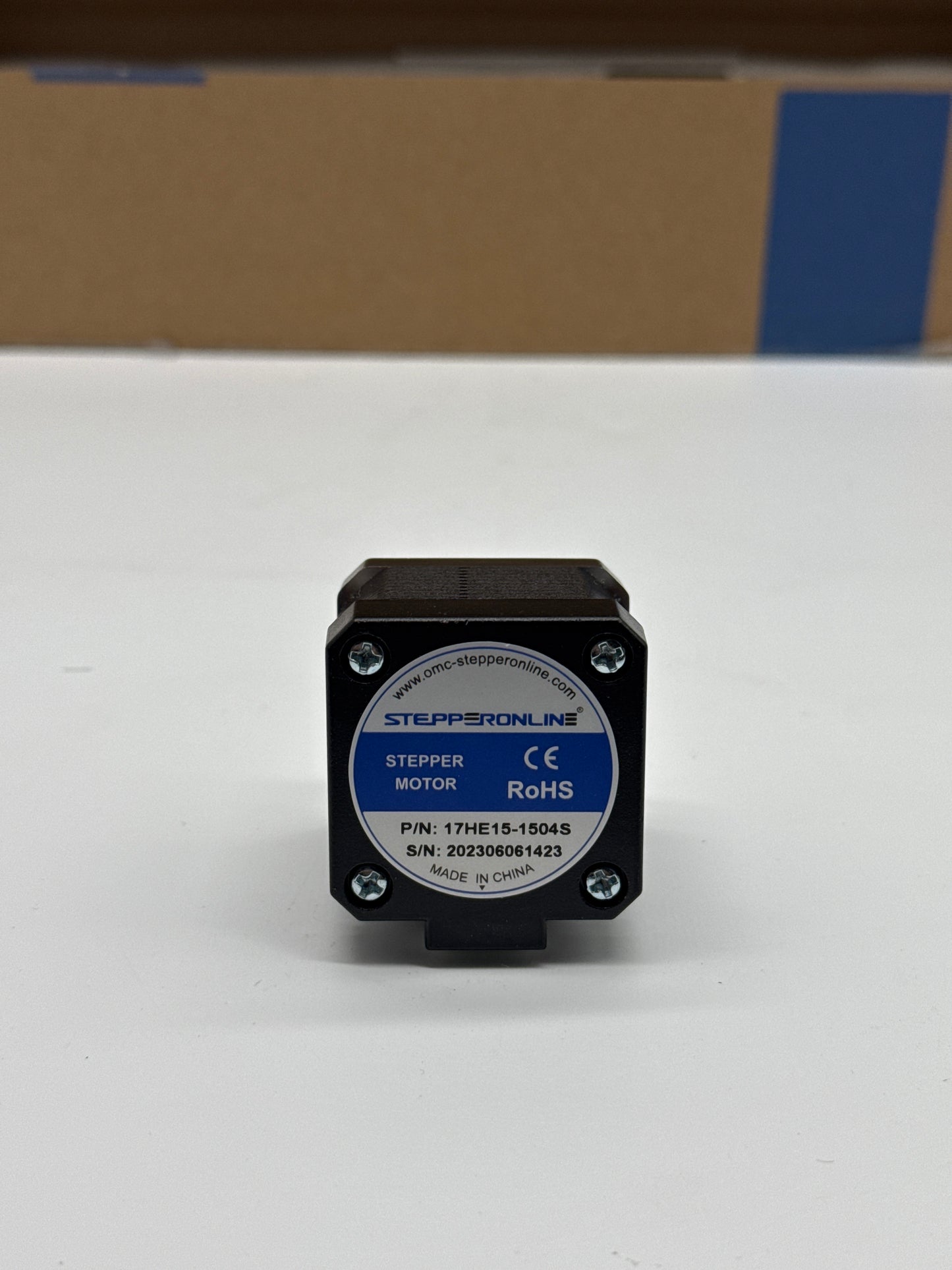 4 pcs Stepper online Printer Motor 12-24VDC 1.8° 4-Wire Bipolar Black - New in Open Box