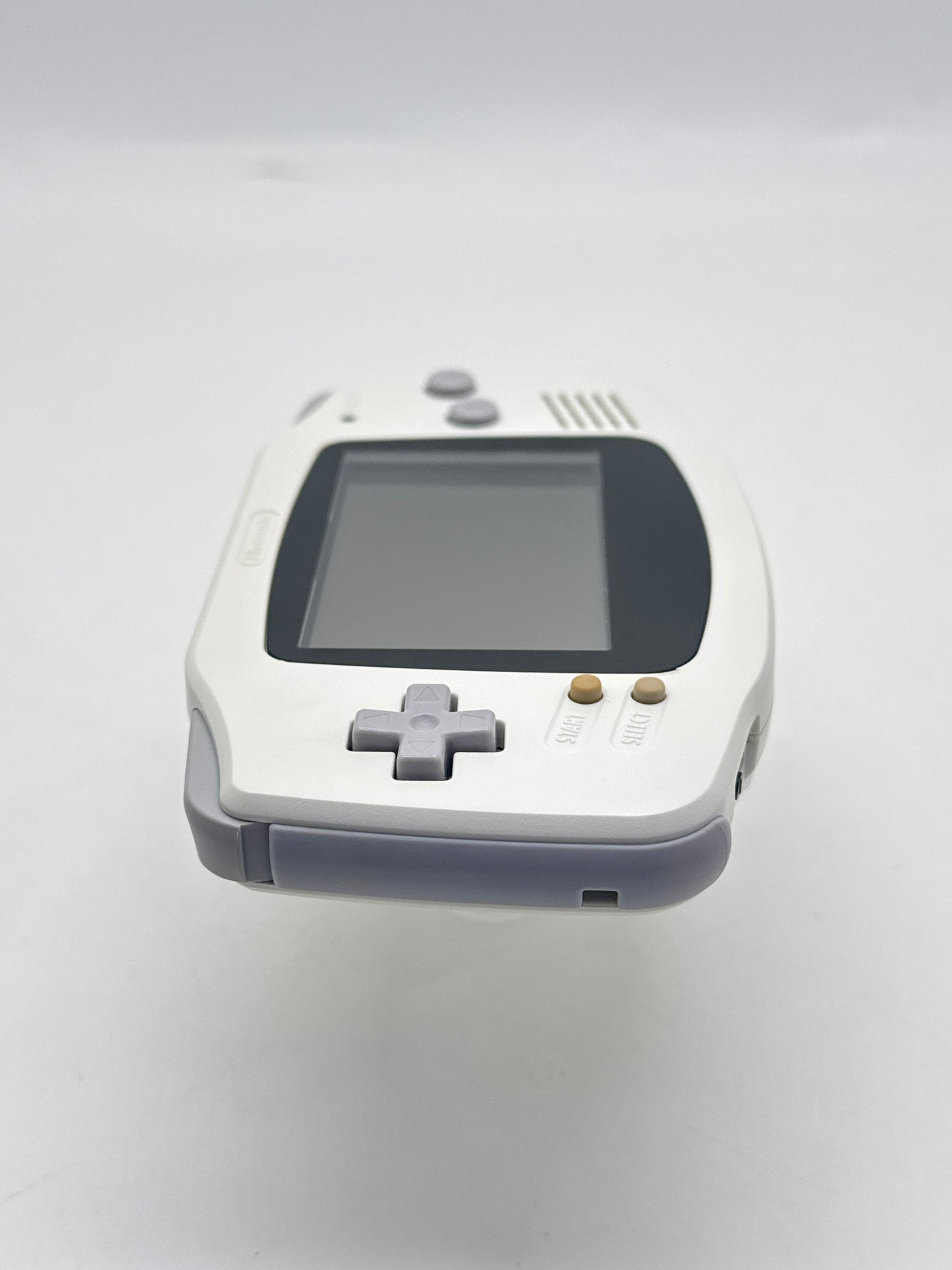 Nintendo Game Boy Advance AGB-001 White Console #7 Lens Coming Off AS IS