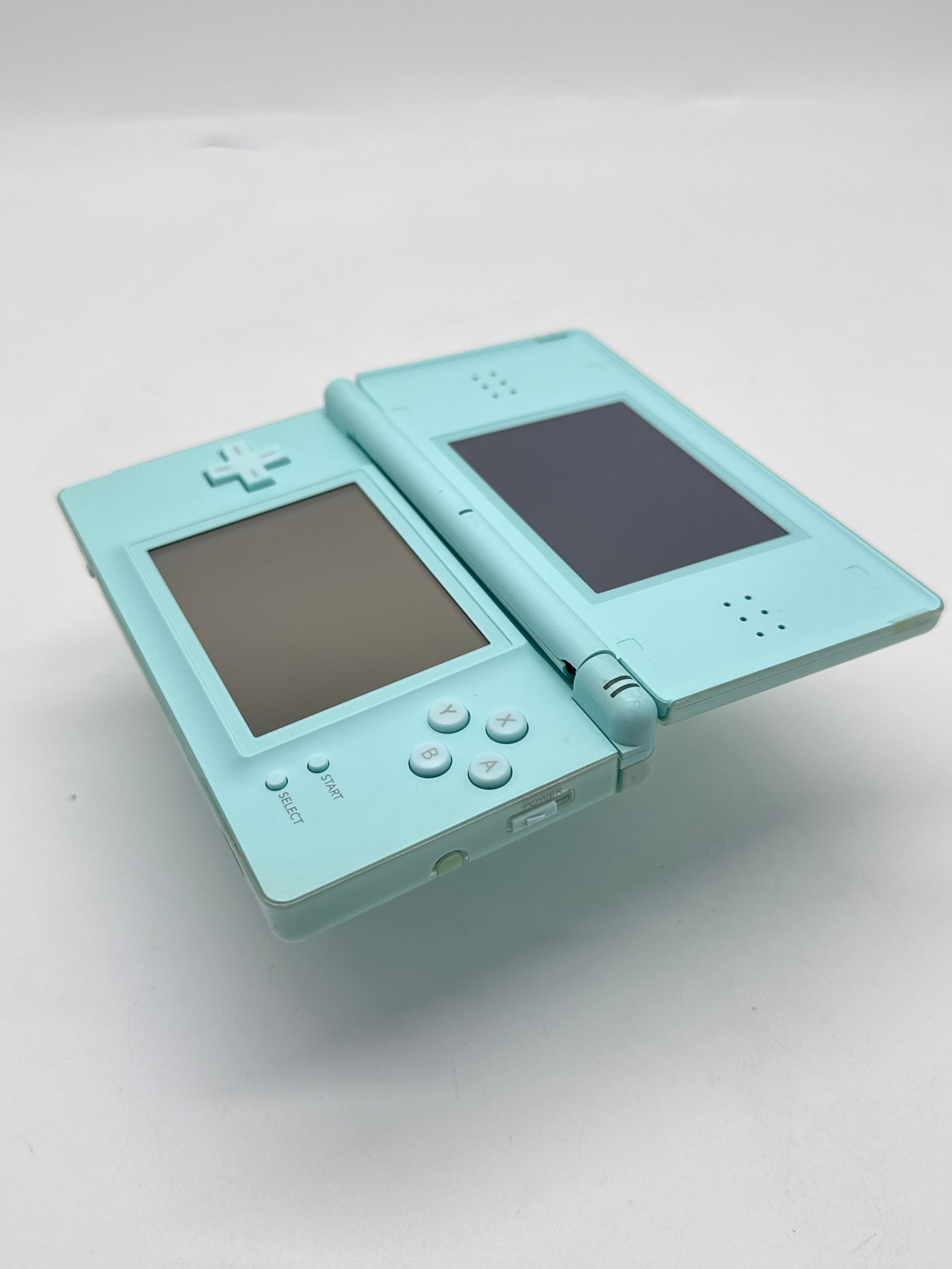 Nintendo DS Lite USG-001 Ice Blue Console #59 Loose Hinge As Is