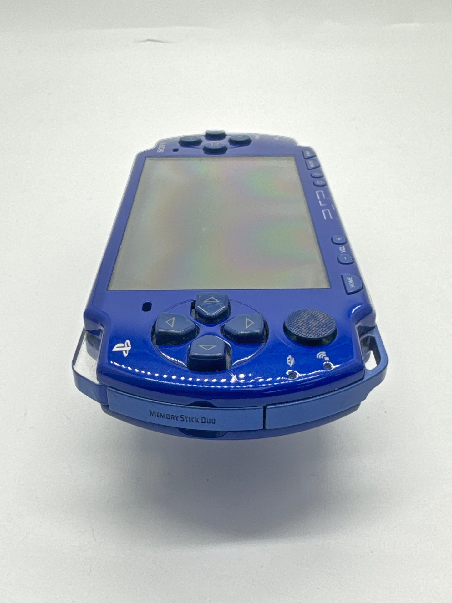 Sony PSP-2000 Blue Console Only #102 No Battery No Lid No Charger Bad Disc Drive AS IS