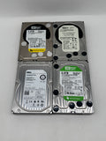 Lot of 4 3TB 3.5" Hard Drives WD Green WD RE RE4 Dell image 1