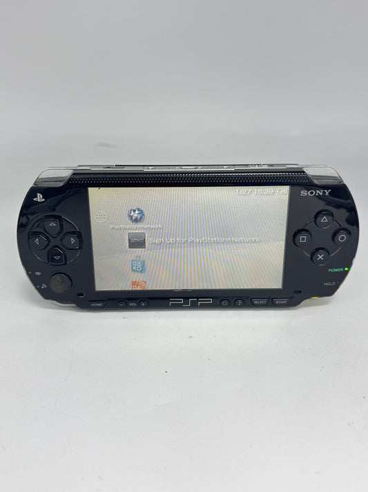 Sony PSP-1000 Piano Black Console #299 w/1800mAh Battery No Charger BAD UMD AS IS