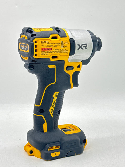 Dewalt DCF845 20V XR Cordless 1/4 in. 3-Speed Impact Driver Tool Only