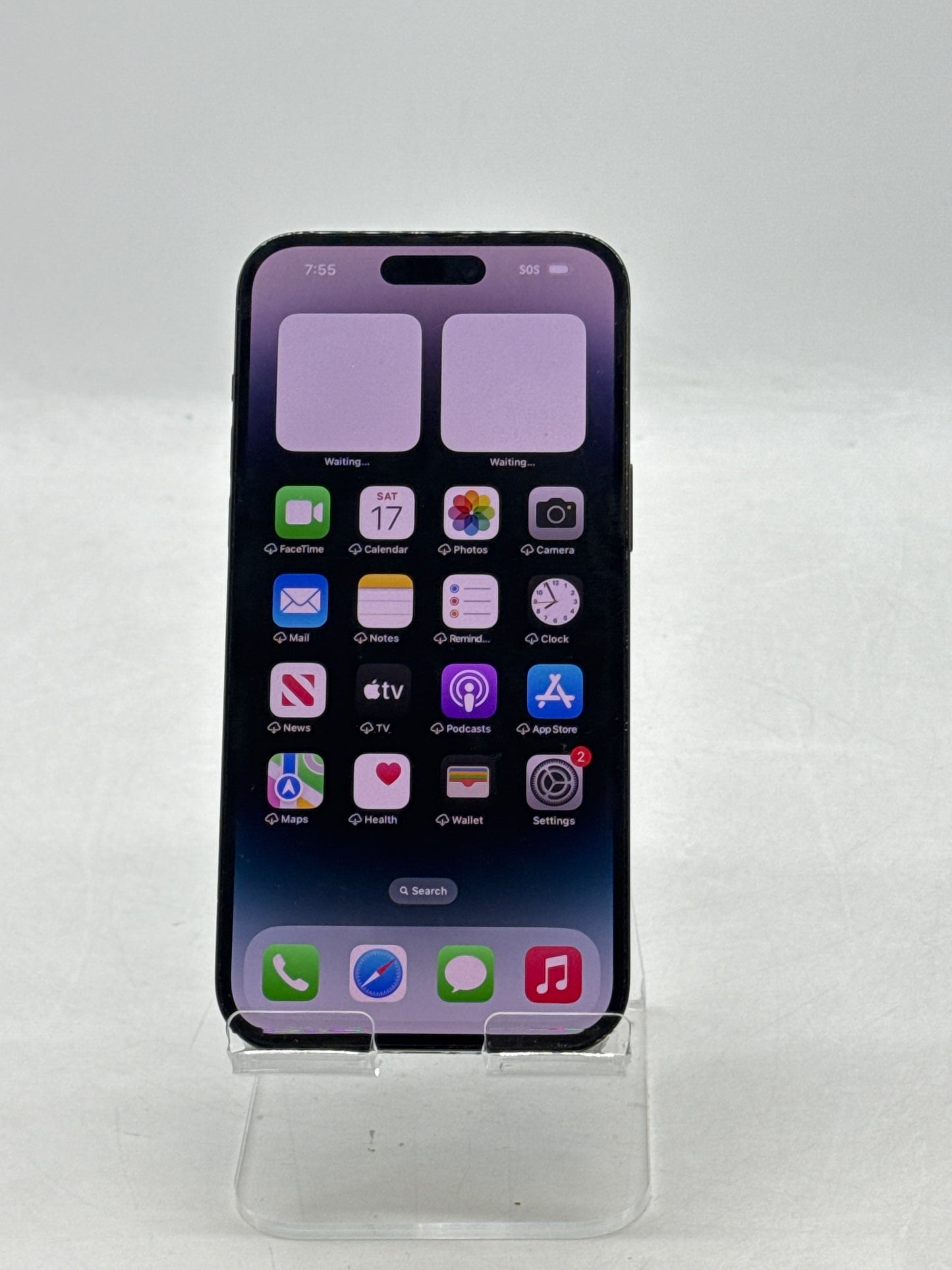 Unlocked Apple iPhone 14 Pro Max A2651 128GB Space Black - 78% Service Battery