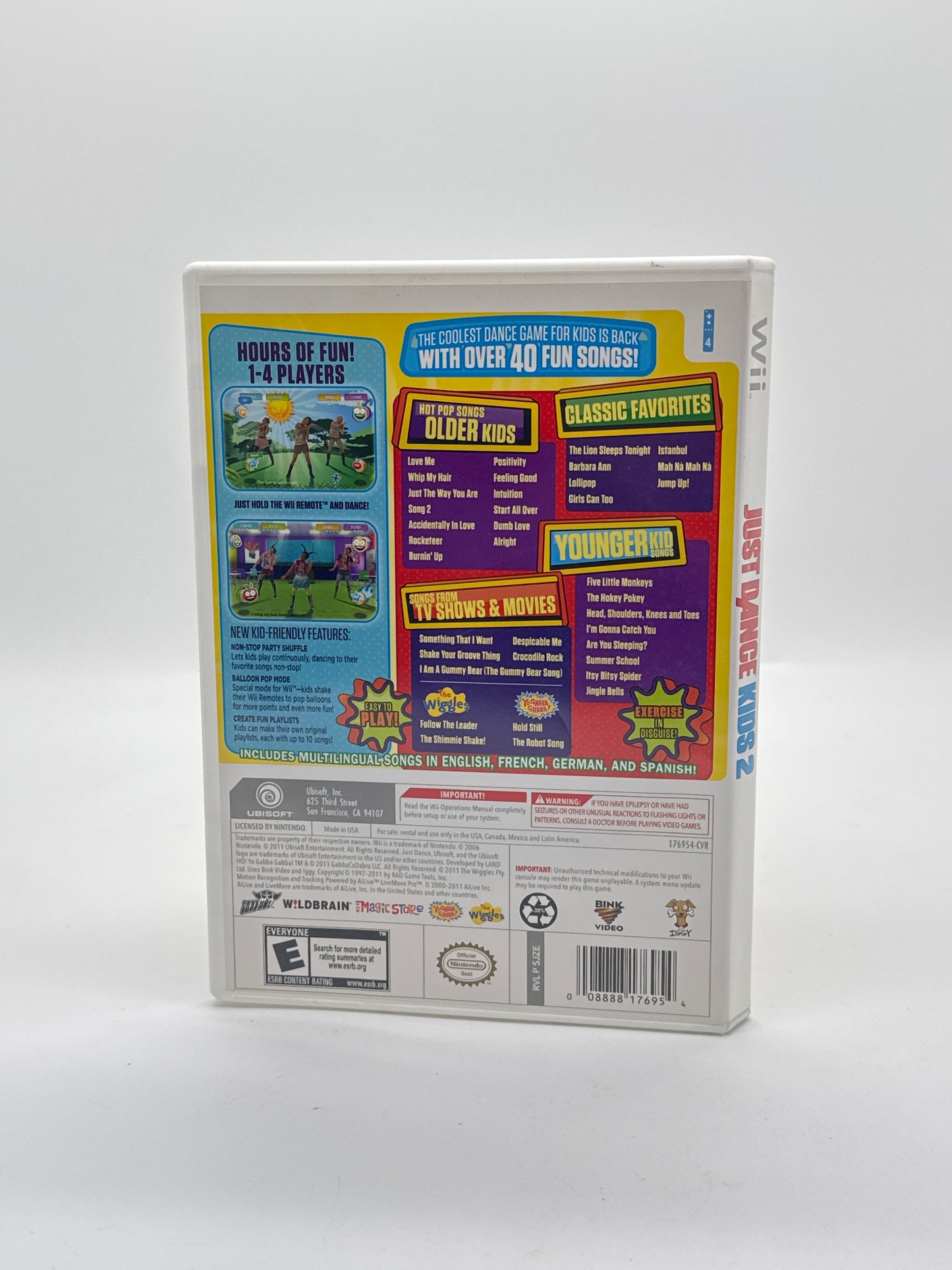 Just Dance Kids 2 Nintendo Wii 2011 CIB Complete