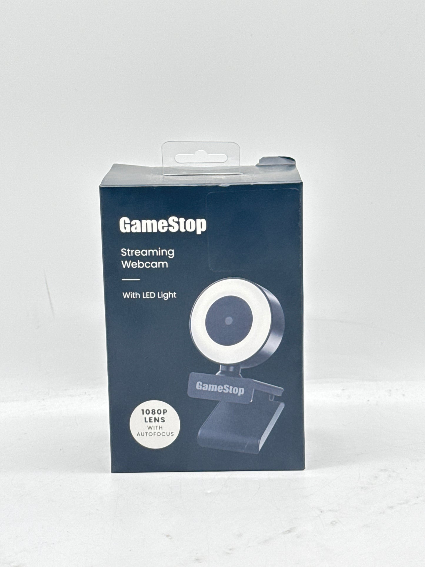 GameStop Streaming Webcam With LED Light 1080P Lens With Autofocus Sealed