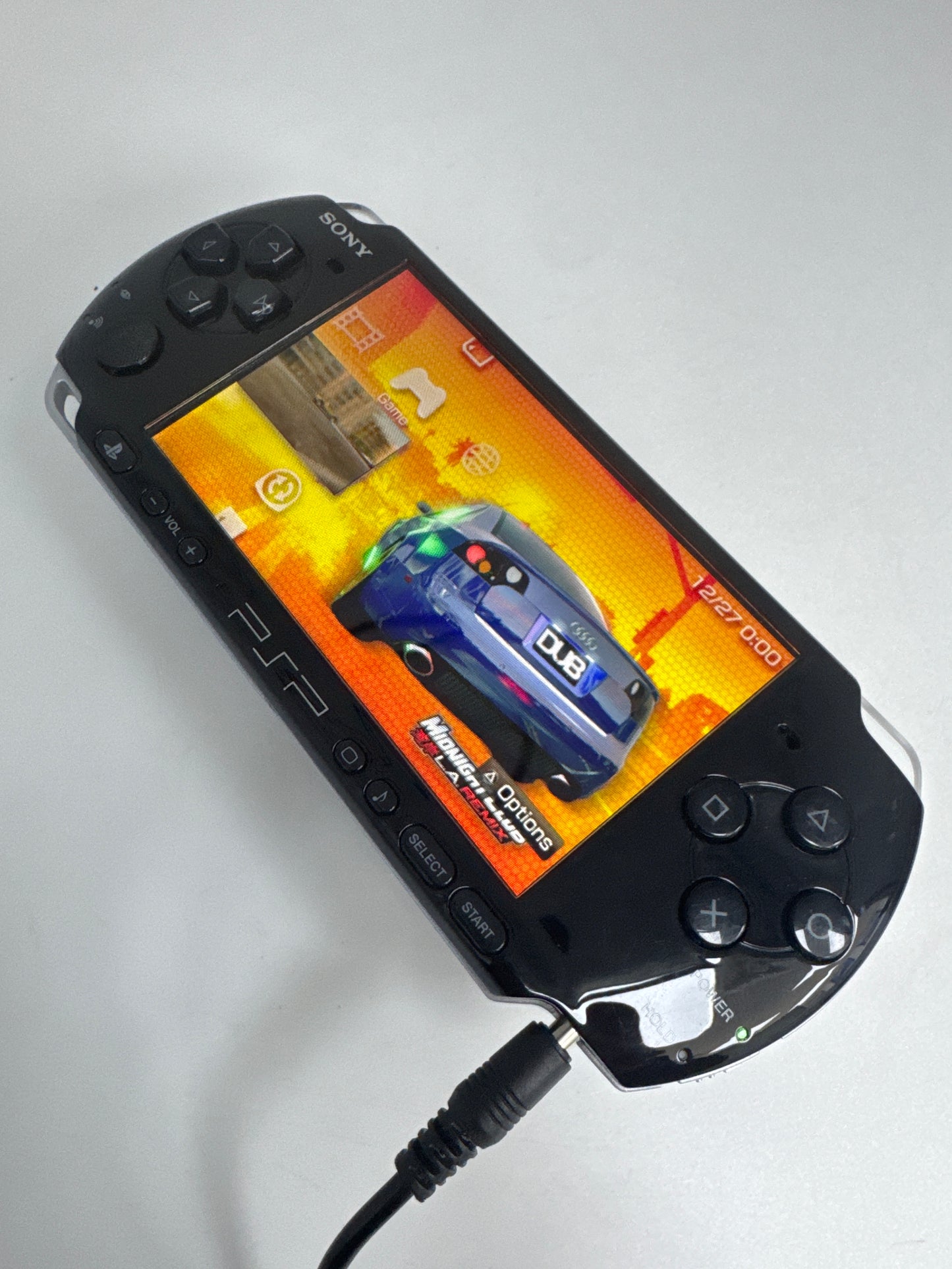 Sony PSP-3000 Piano Black Console Only #101 No Battery No Lid No Charger AS IS