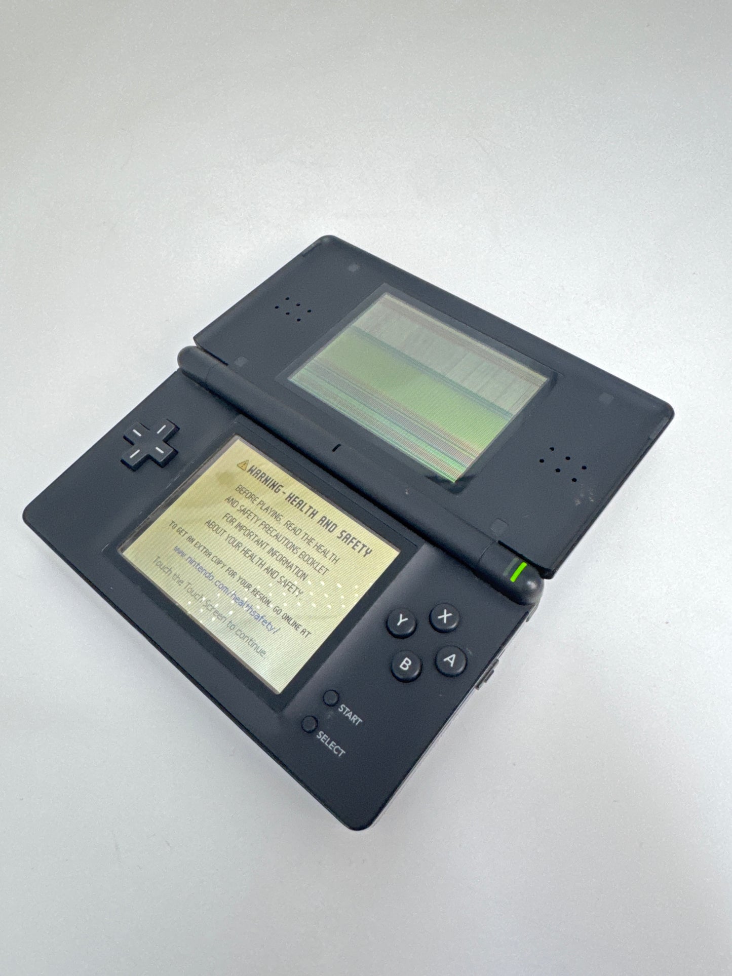 Nintendo DS Lite USG-001 Black Console #55 TOP SCREEN IS BAD AS IS