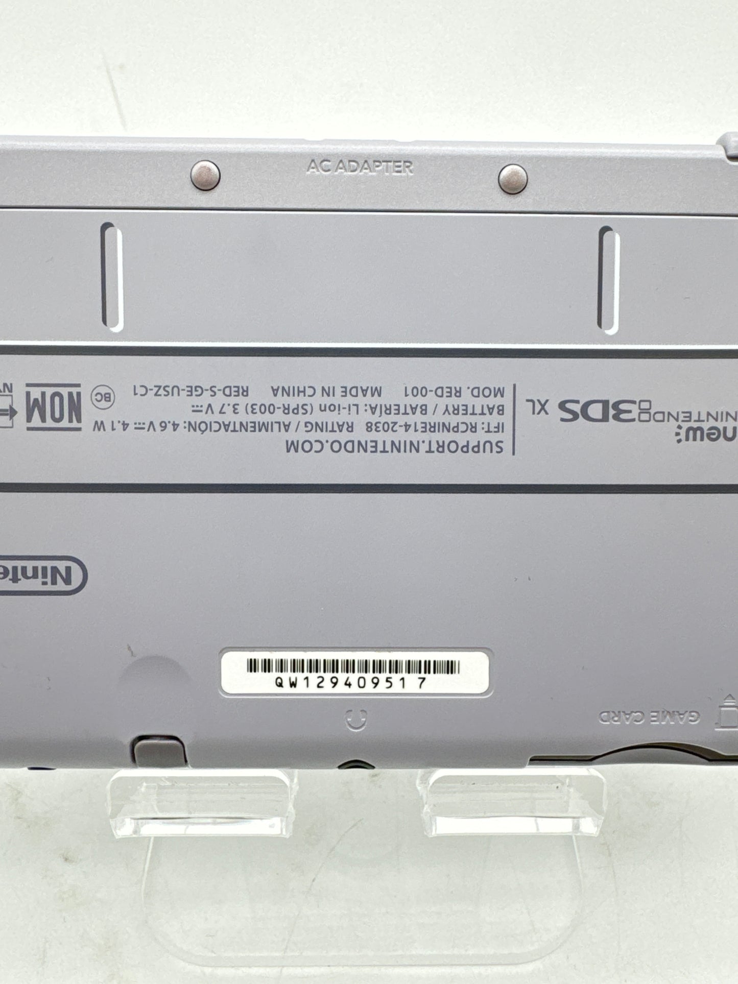 Rare Nintendo New 3DS XL Super NES Edition Handheld Console Gray - Excellent