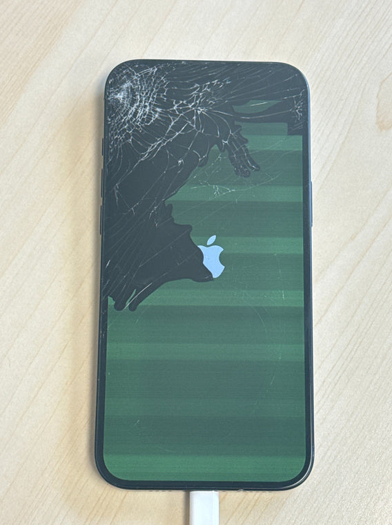 US Sprint/T-Mobile Apple iPhone 16 Plus A3082 128GB Black - Cracked Read!