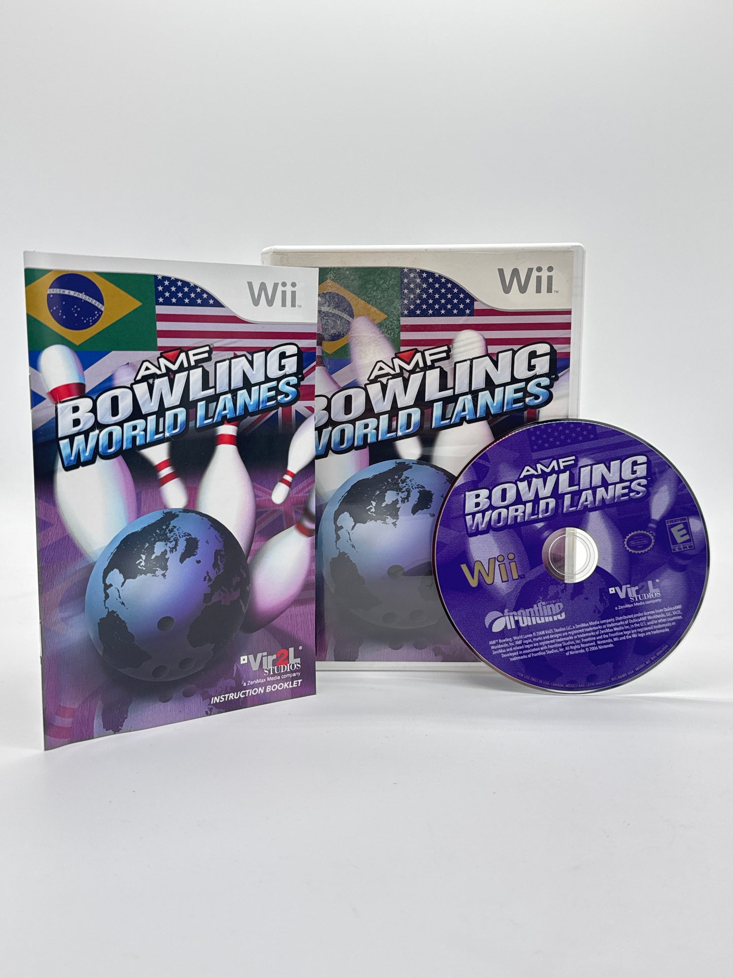 AMF Bowling: World Lanes (Nintendo Wii, 2008) CIB