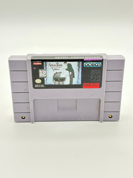 Addams Family Values Super Nintendo SNES Game Cartridge Free Shipping