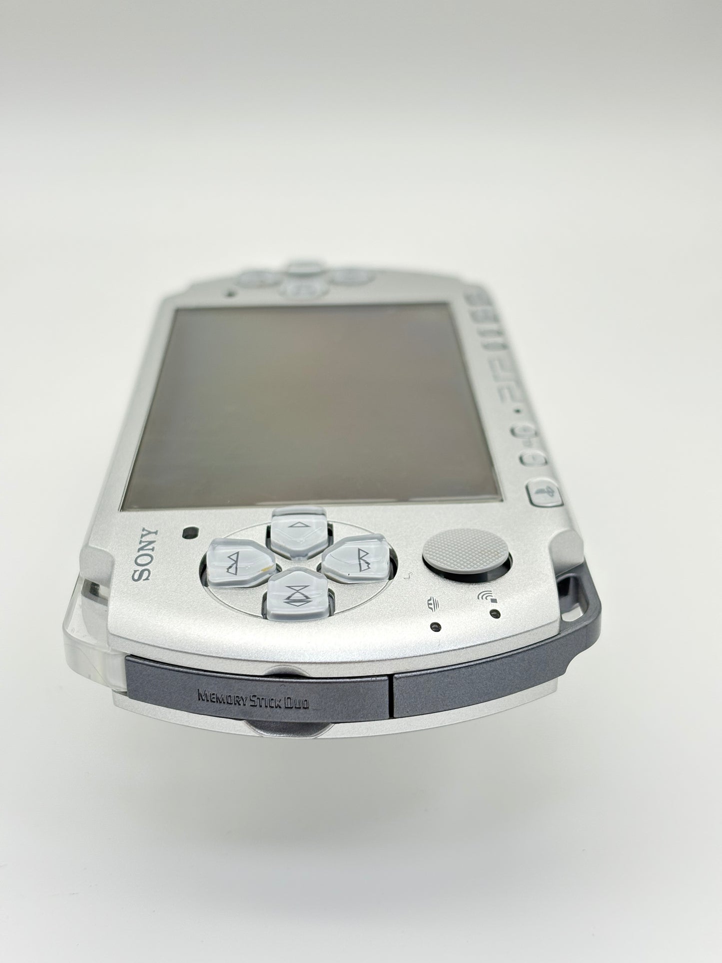 Sony PSP-3000 Silver Console #206 w/1200 mAh Battery