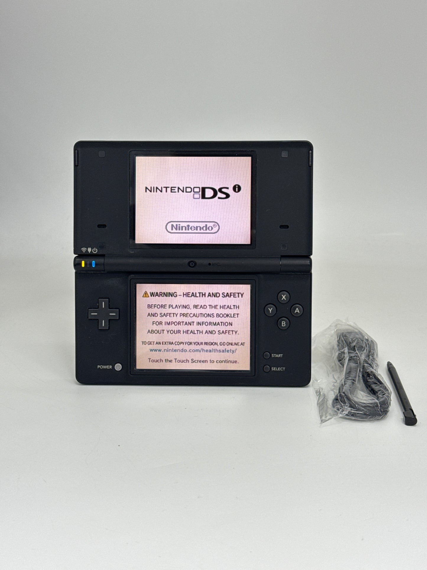 Nintendo DSi TWL-001(JPN) Black Console #422 w/Stylus & Charger Yellowed Displays AS IS