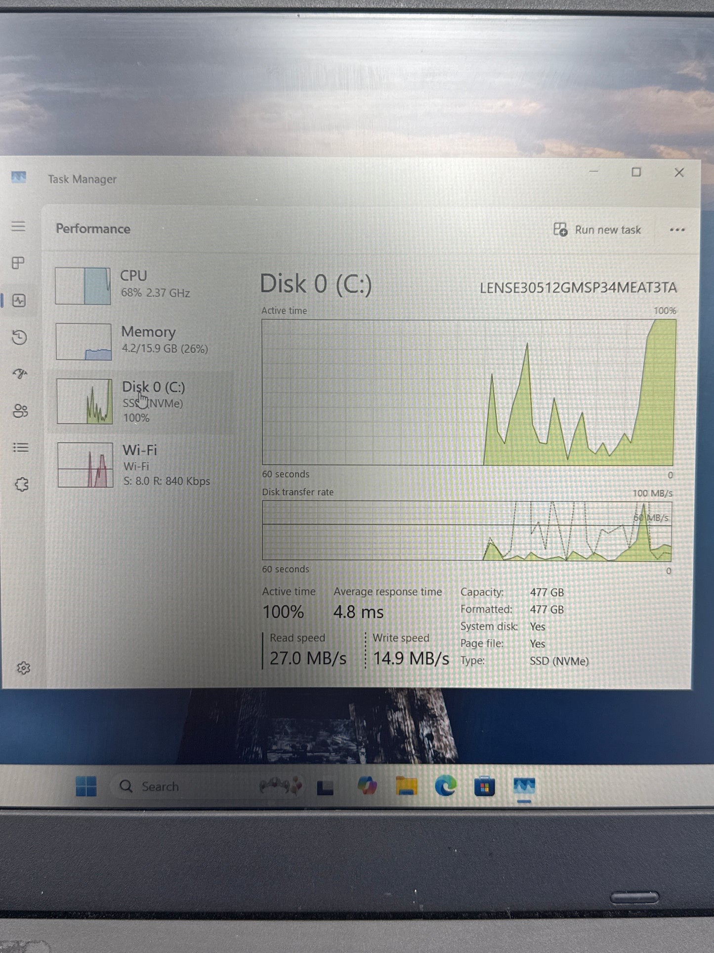 Lenovo ThinkPad L580 Intel i5-8250U 16GB RAM 512GB SSD Laptop #5 READ