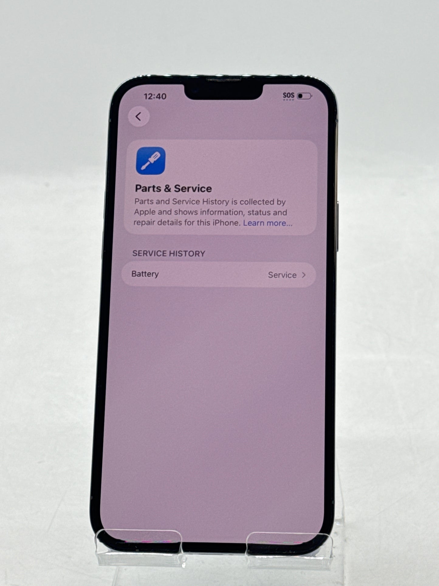 Unlocked Apple iPhone 13 Pro Max A2484 128GB Sierra Blue - 77% Service Battery