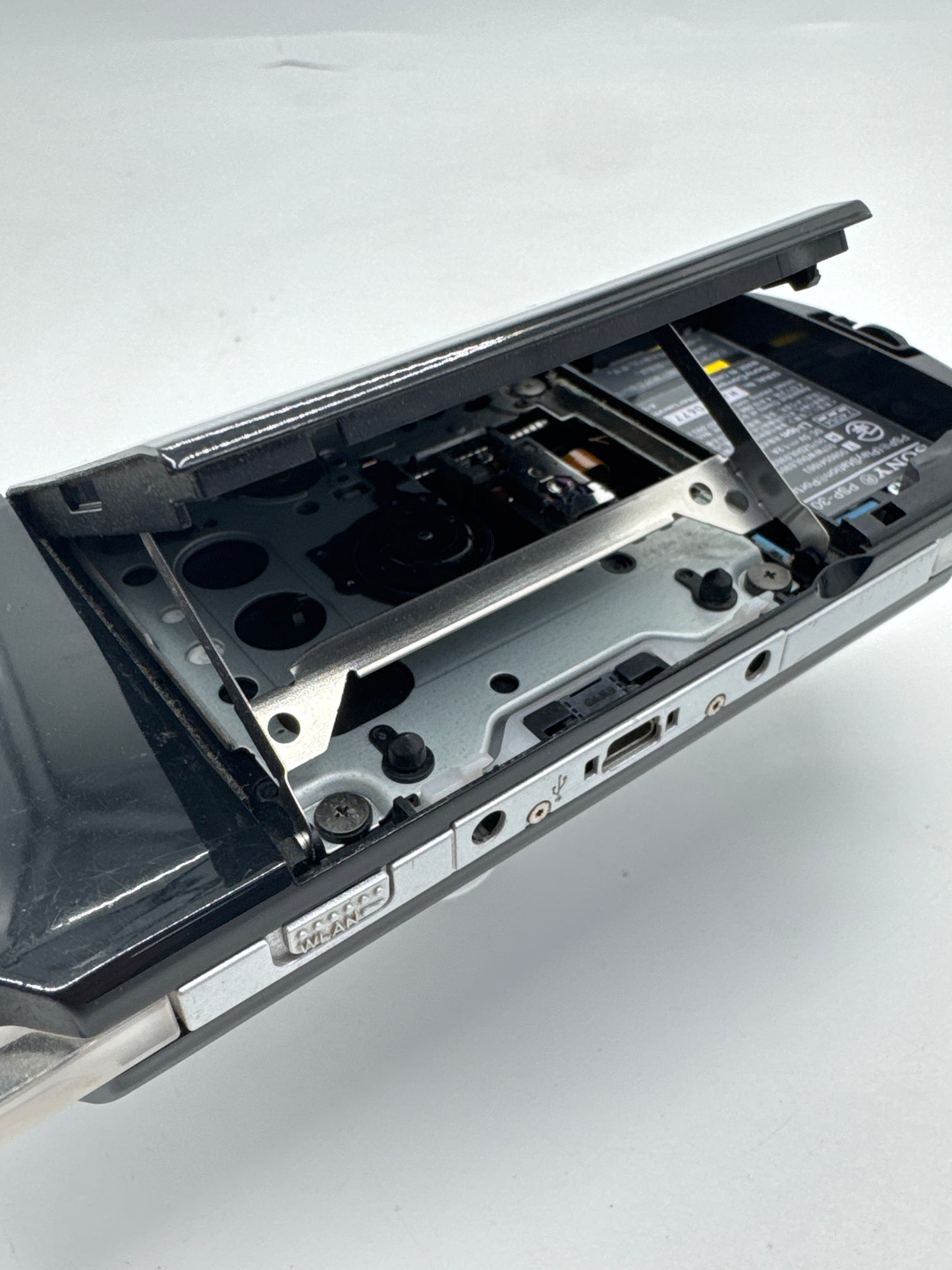 Sony PSP-3000 Black Console #245 No Battery or Lid No Charger AS IS