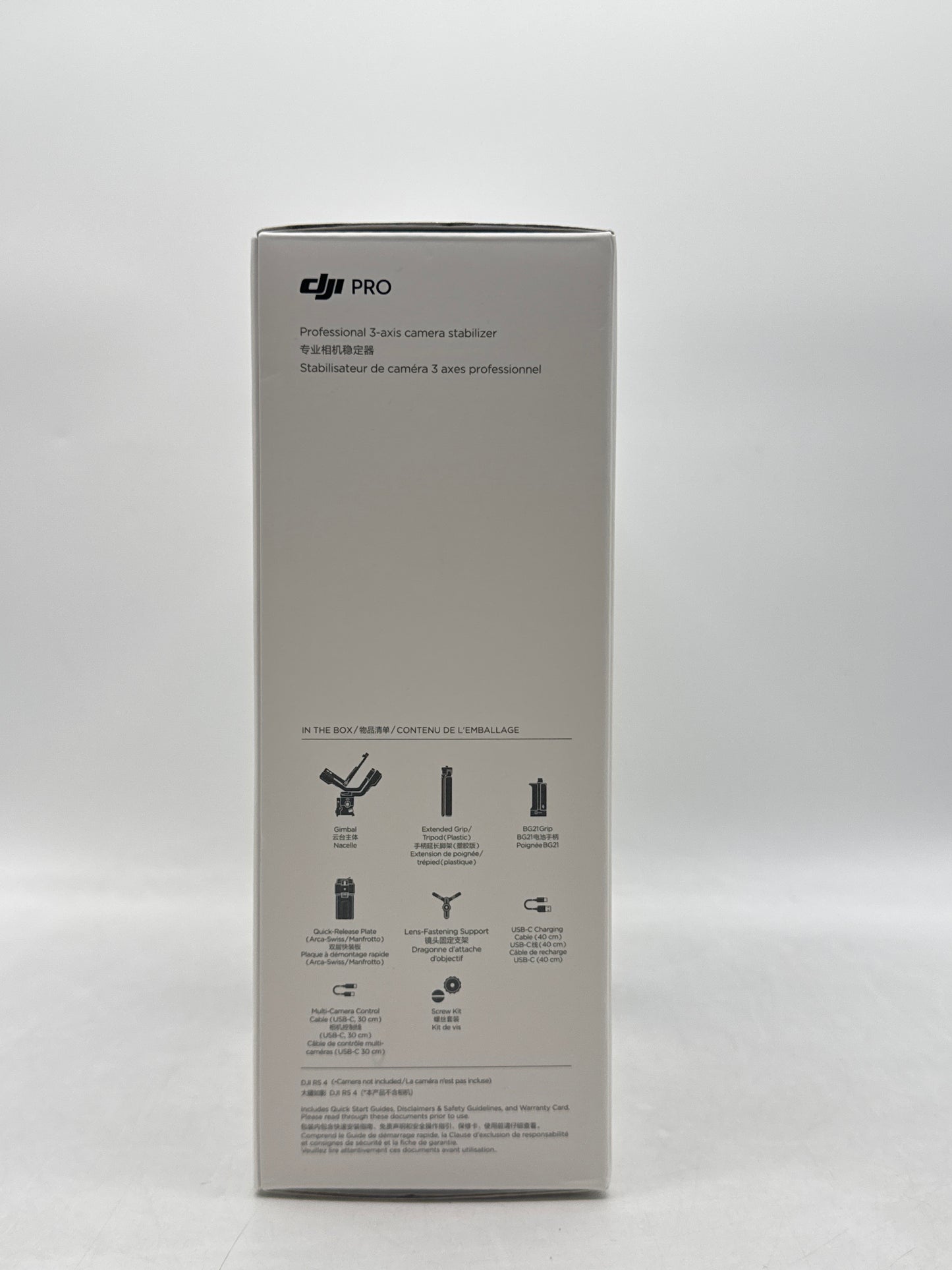 DJI RS 4 3-Axis Gimbal Stabilizer with Enhanced Vertical Shooting - New Sealed