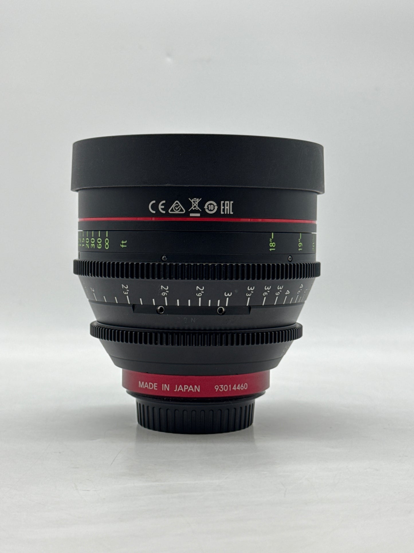 Canon CN-E 50mm T1.3 L F Cinema Prime Lens (EF Mount)