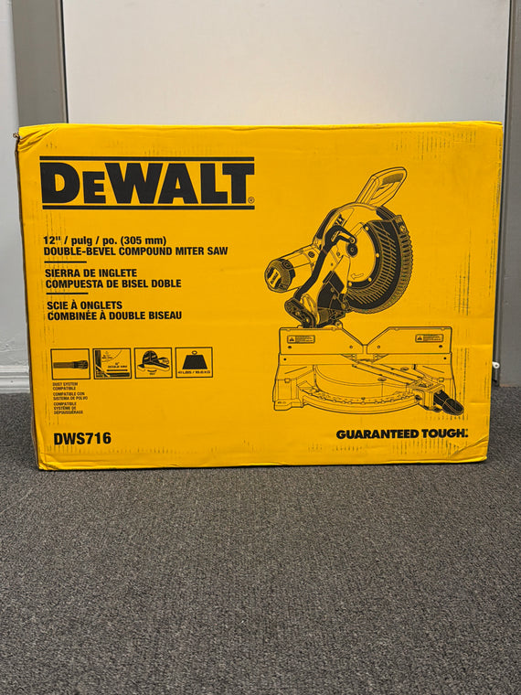 New DEWALT DWS716 12 inch Compound Miter Saw