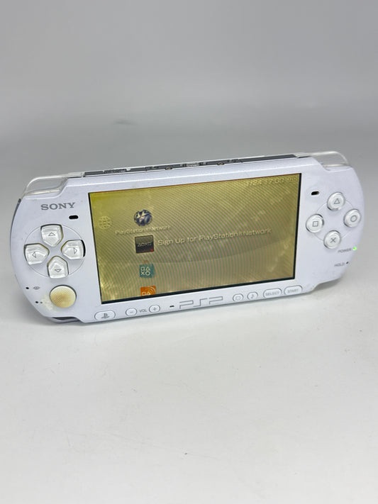 Sony PSP-3000 White Console #284 BAD DISPLAY & BAD DISC DRIVE AS IS