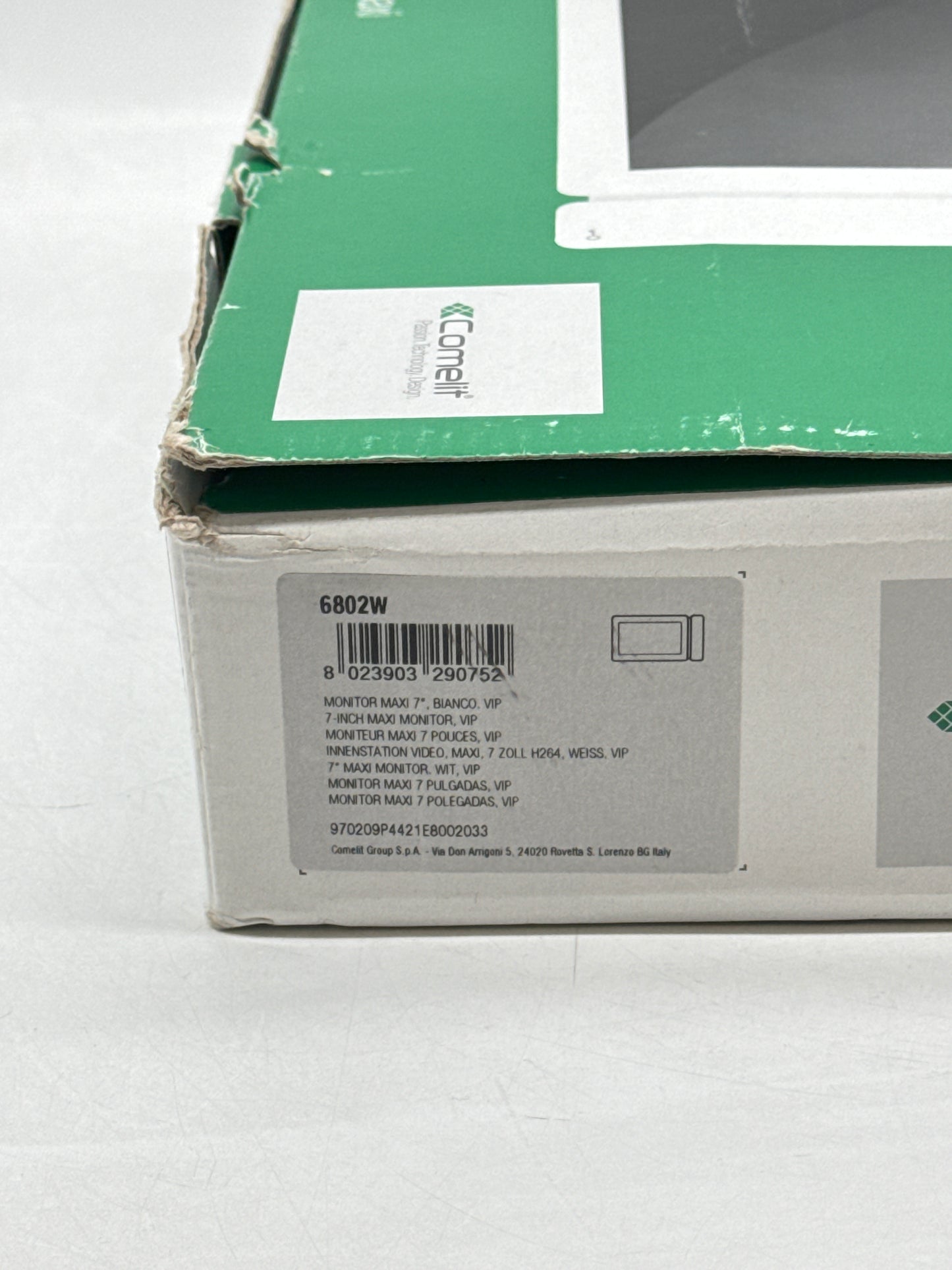 Comelit 6802W Maxi Series 7" Touch Monitor Video Master Station - New Open Box