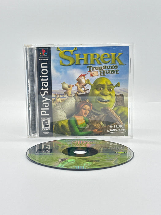 Shrek: Treasure Hunt (Sony PlayStation 1, 2002) – Complete in Box (CIB)