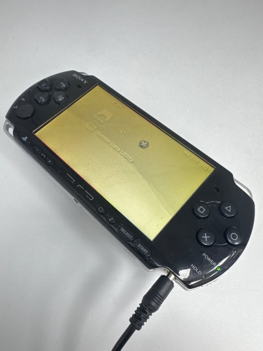Sony PSP-3000 Piano Black Console Only #107 No Battery No Charger JUNK AS IS