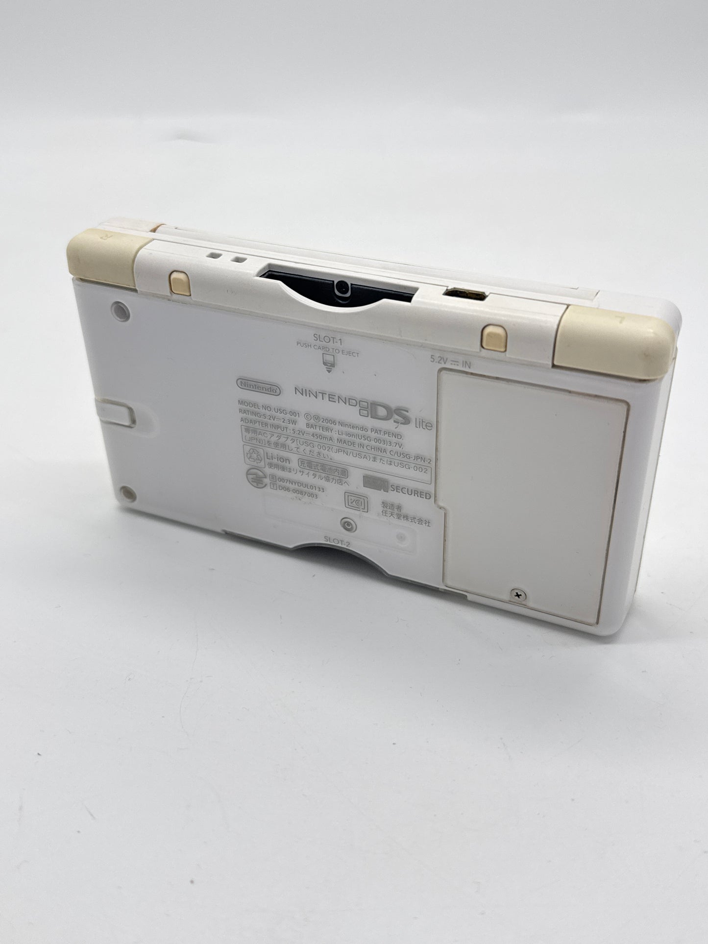 Nintendo DS Lite USG-001 White Console Only #65 Bad TouchScreen READ AS IS