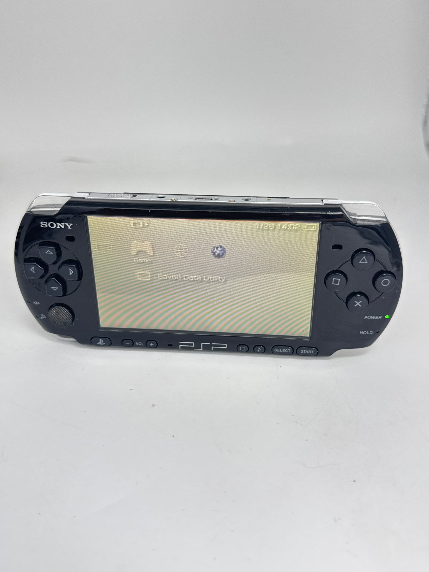 Sony PSP-3000 Piano Black Console #304 No Battery or Lid No Charger BAD UMD AS IS