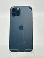 Unlocked Apple iPhone 12 Pro 128GB A2341 Pacific Blue - Cracked Back Read! - image 5