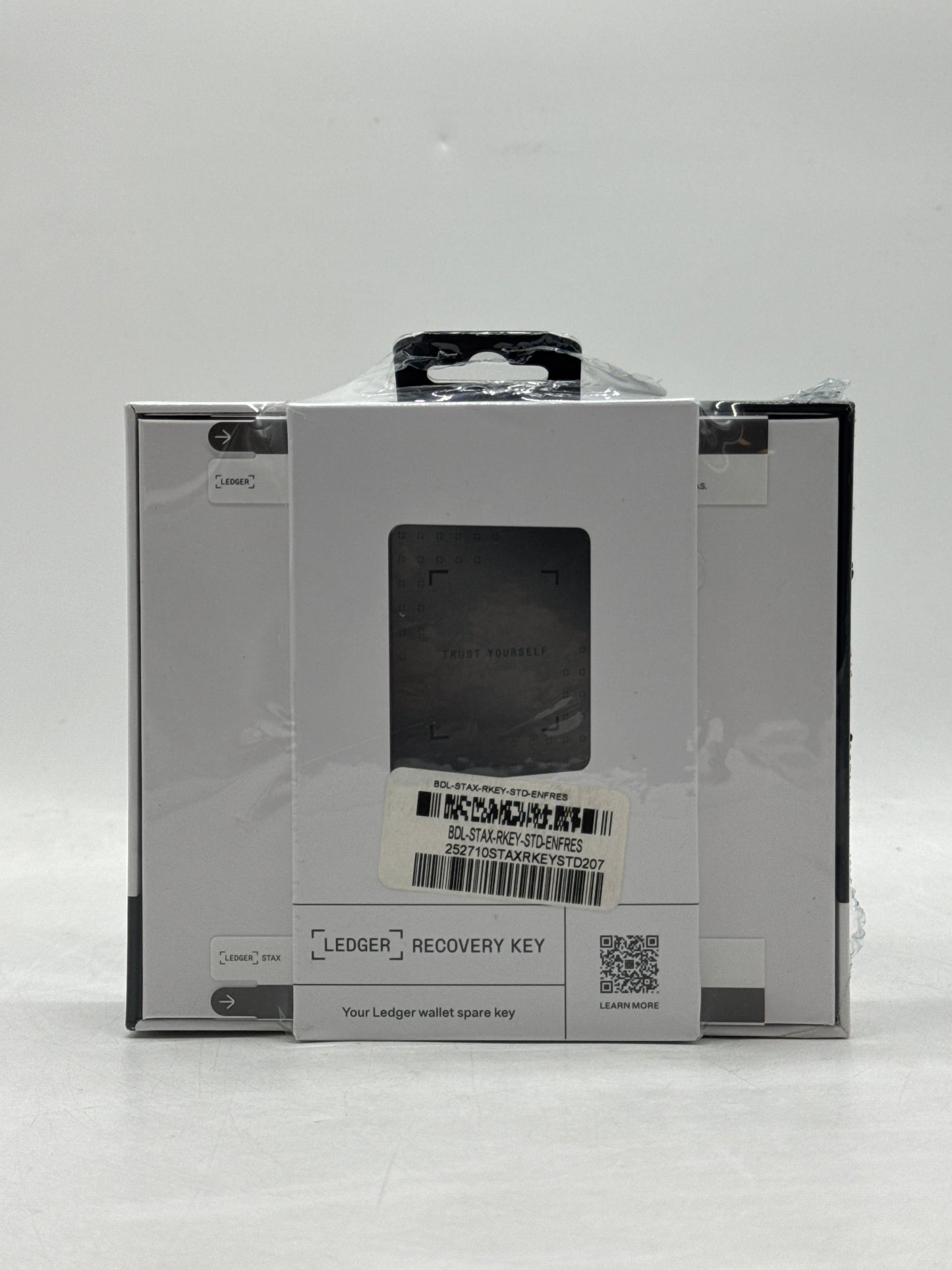 New Ledger Stax Crypto Hardware Wallet with Folio Curved E Ink Touch Screen Black