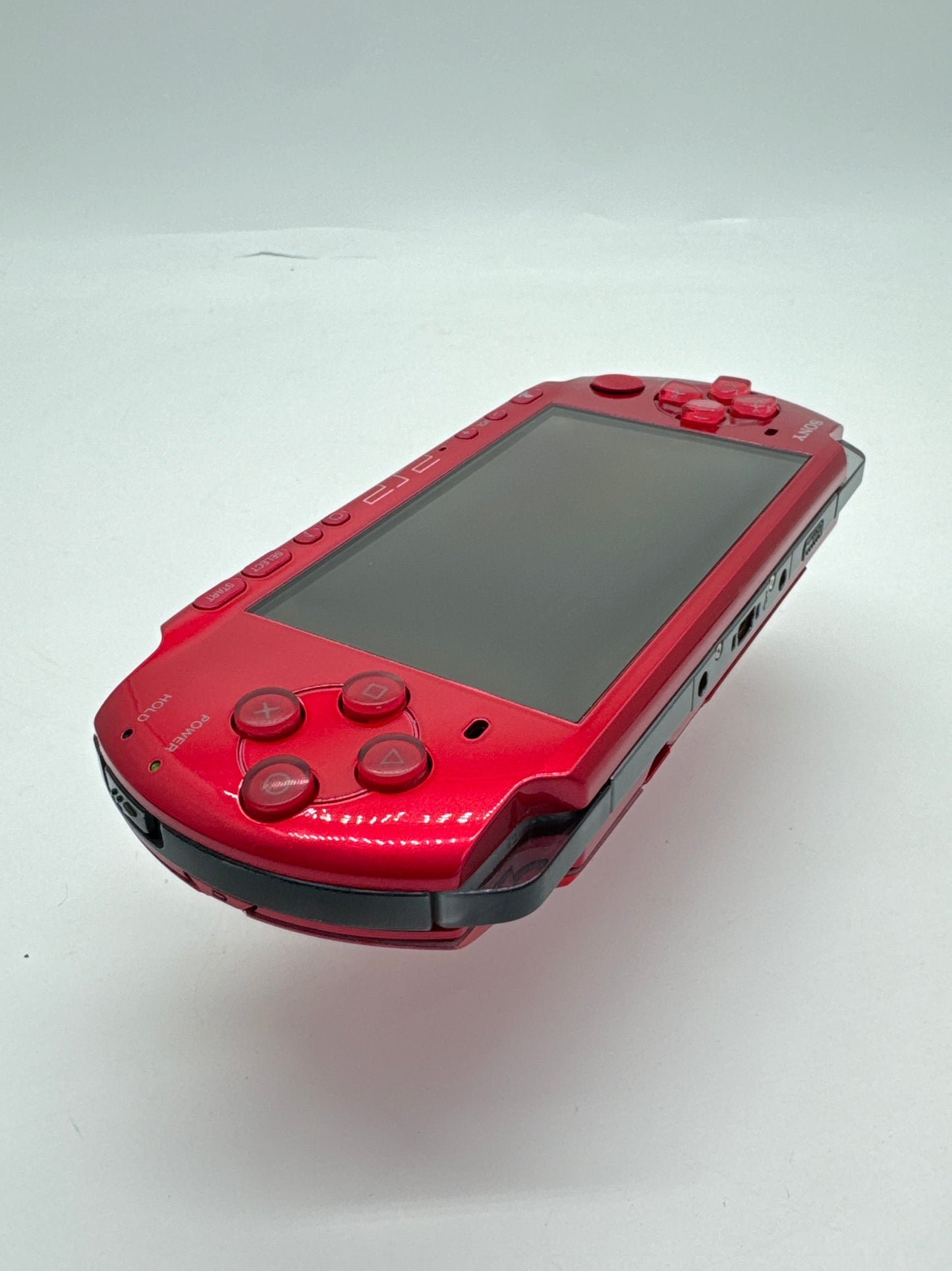 Sony PSP-3000 Red Console #438 w/ 1200mAh Battery