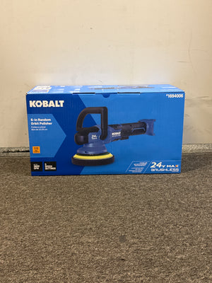Kobalt 24v Brushless 6 Inch Random Orbit Polisher OPEN BOX