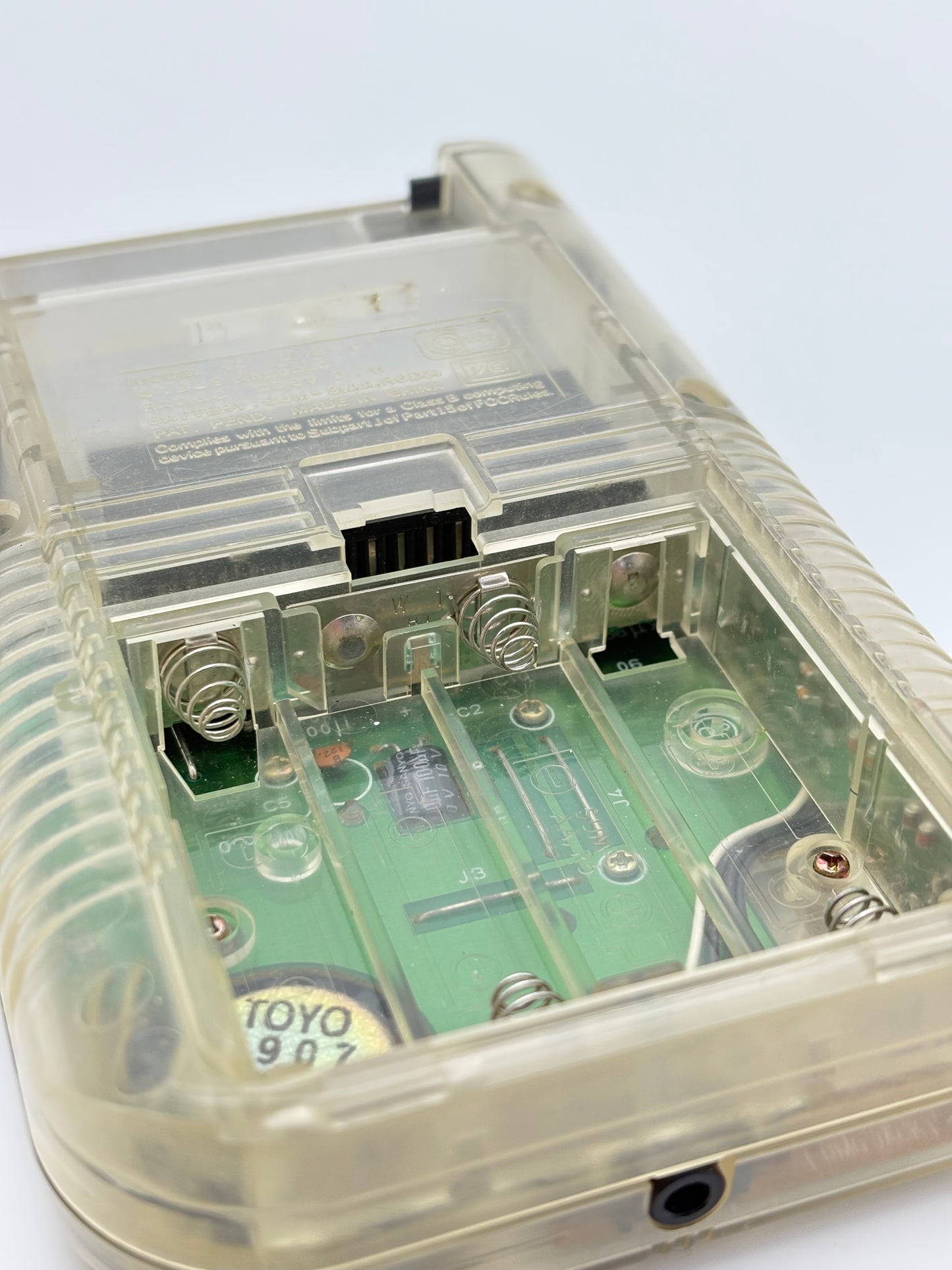 Nintendo Game Boy DMG-001 Clear Handheld Console #36