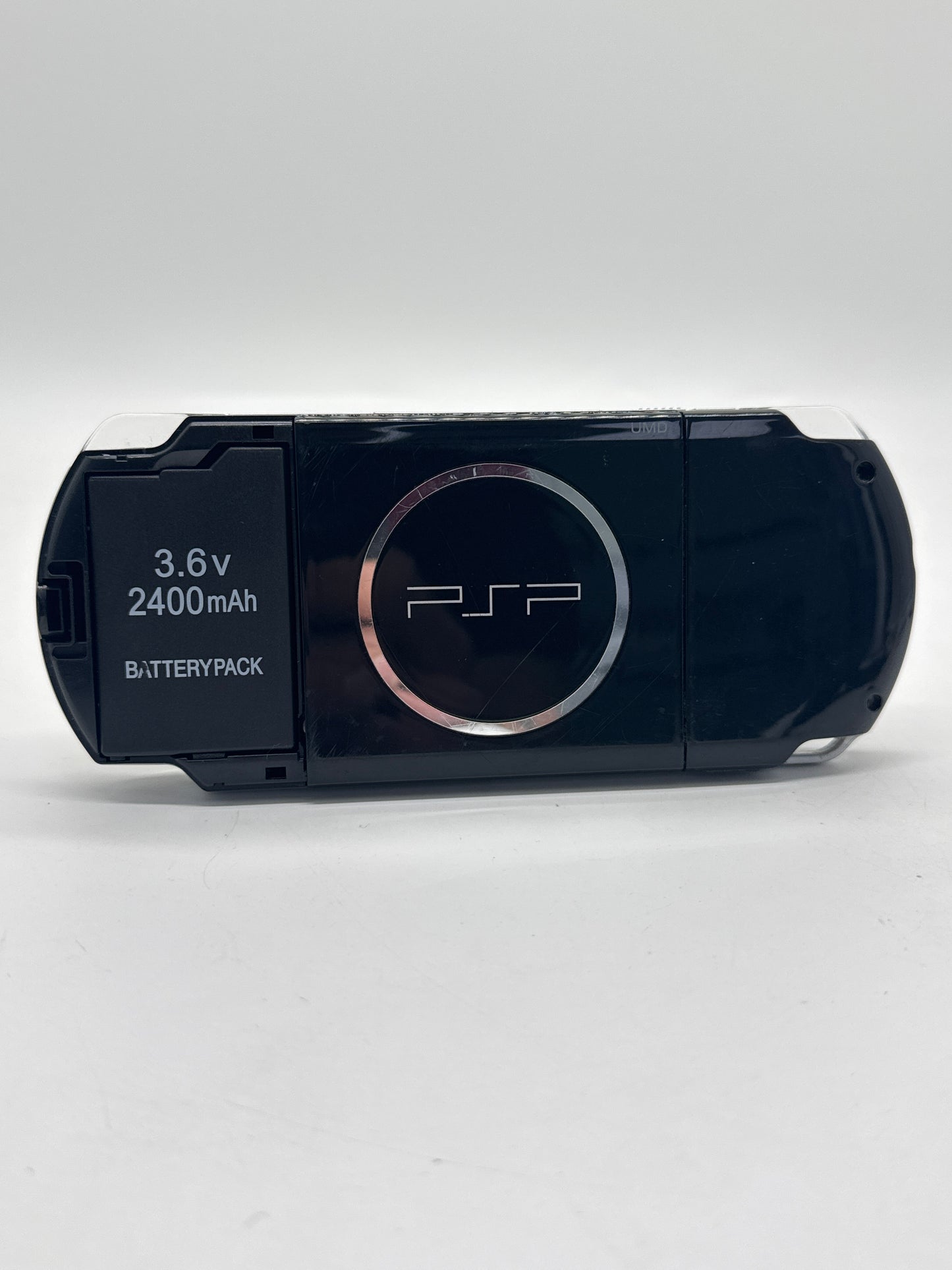 Sony PSP-3000 Black Console #310 NOISY UMD BAD DISPLAY NO BACK LID READ AS IS