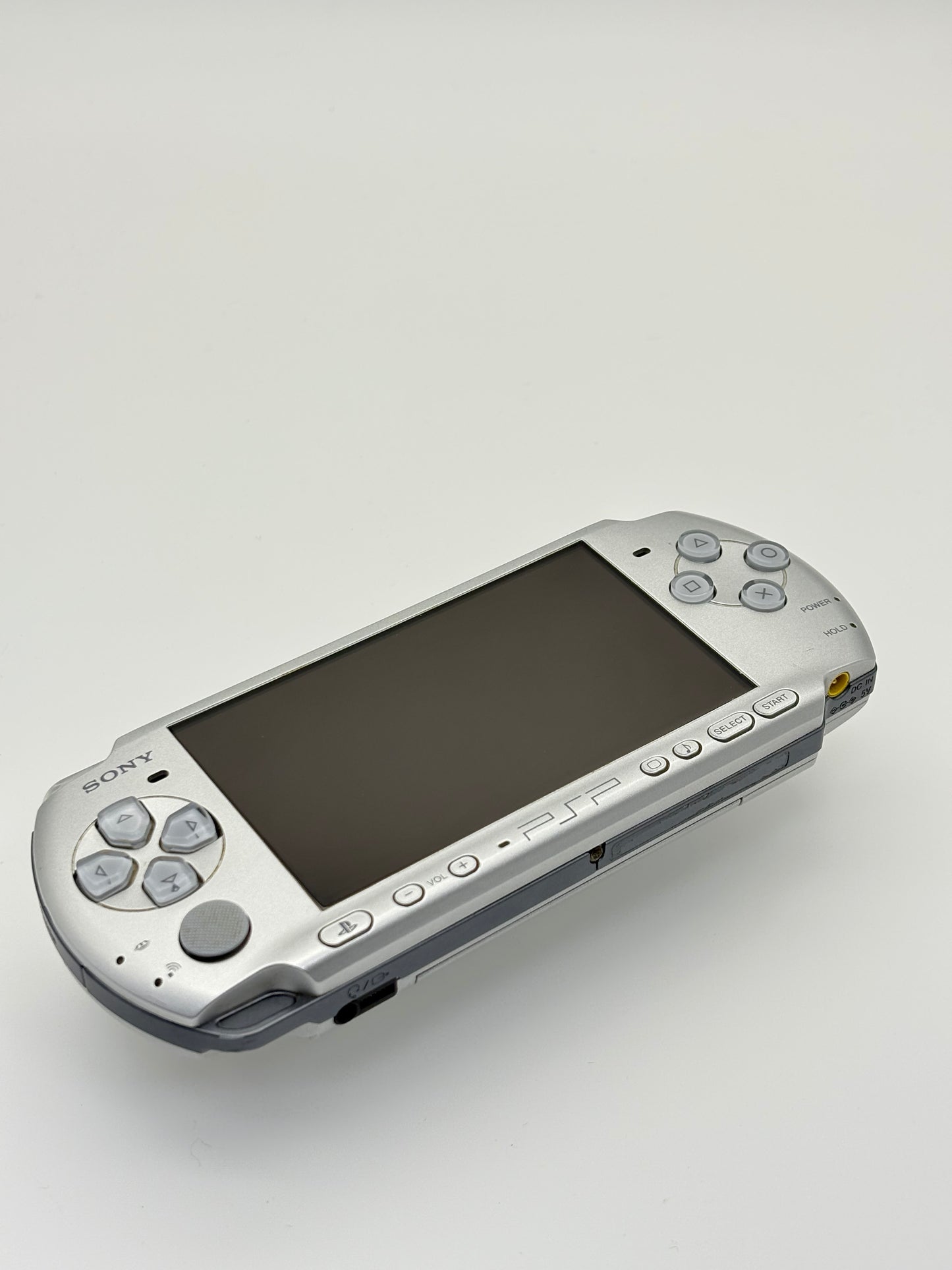 Sony PSP-3000 Silver Console #214 w/1200 mAh Battery