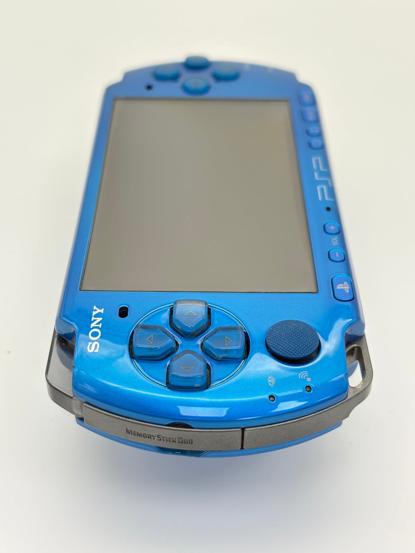 Sony PSP-3000 Vibrant Blue Console #216 w/2400 mAh Battery