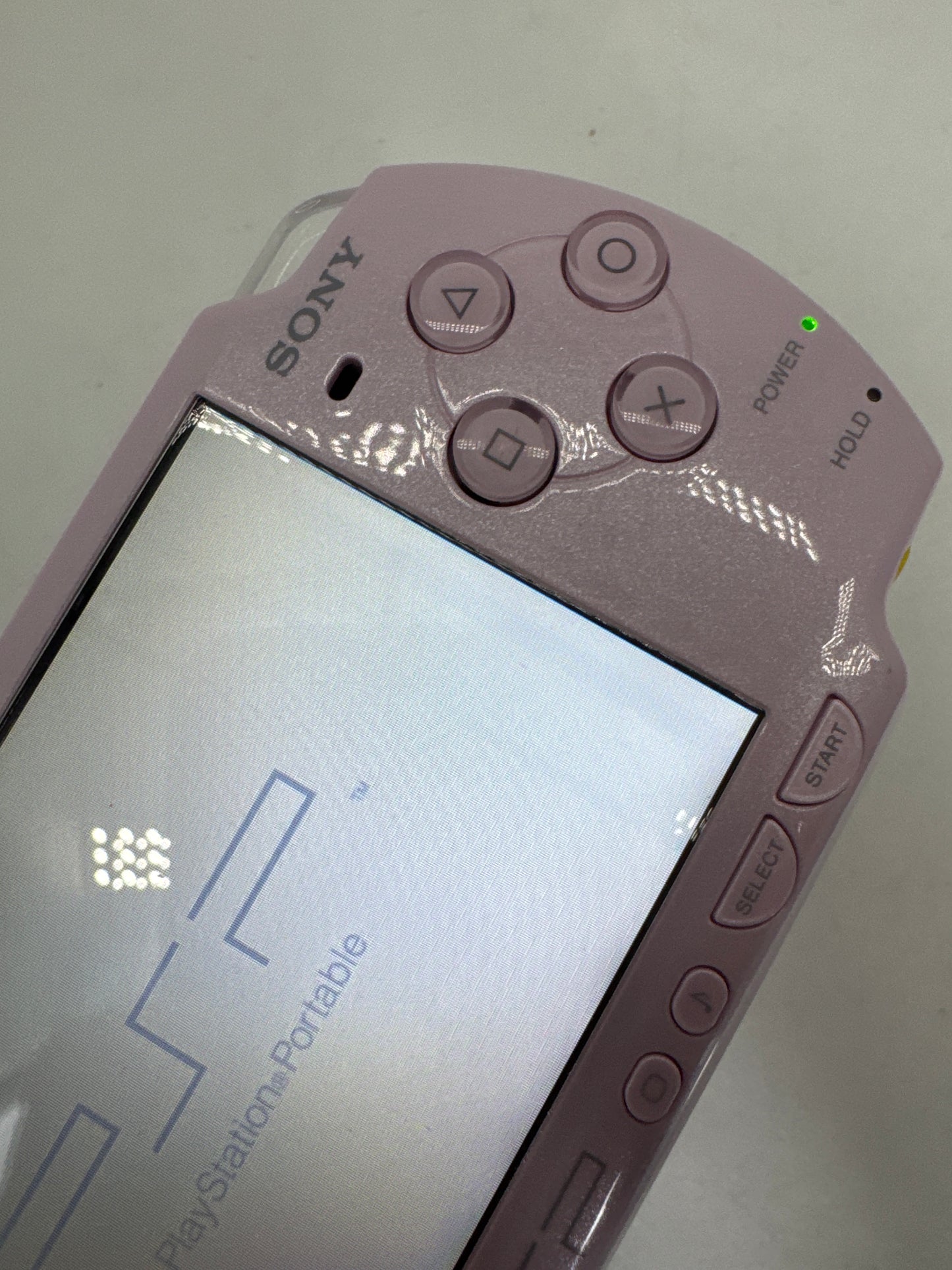 Sony PlayStation Portable PSP-2007 Pink Console #386 w/ OEM 1200mAh Battery