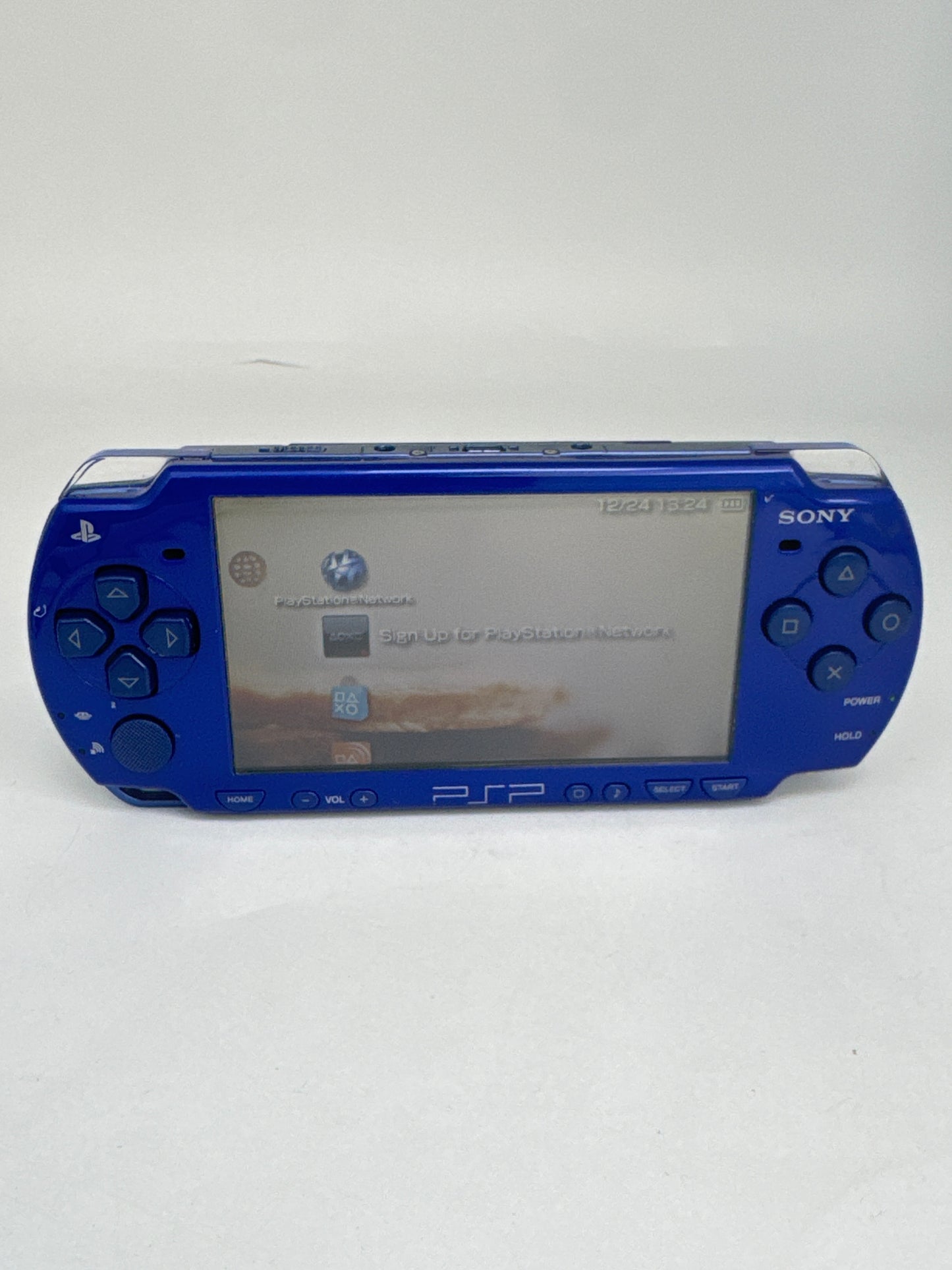 Sony PSP-2000 Metallic Blue Console Only w/ 1200mAh Battery #95