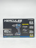 NEW HERCULES HCB91K1 20V Brushless 1/2" Drill/Driver Kit w/Battery and Charger image 1