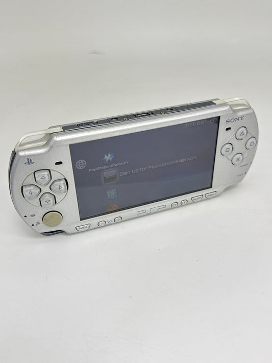 Sony PSP-2000 Silver Console #86 w/3600mAh Battery & No Charger